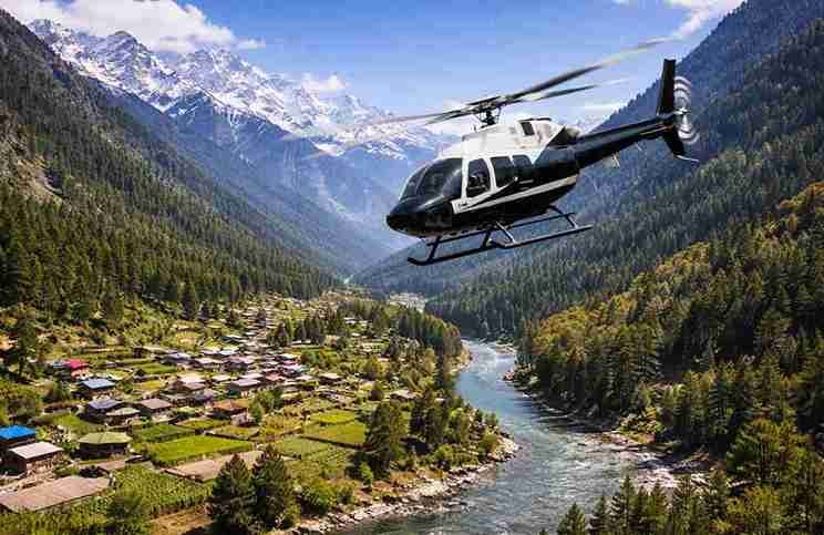 Harshil Valley Winter Yatra Helicopter Tour Uttarakhand